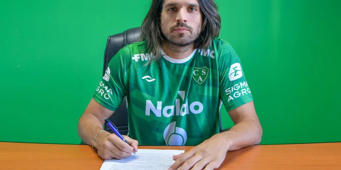Sarmiento anunció la vuelta del goleador Pablo Magnin
