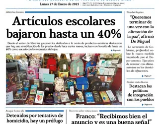 Lunes 27 de enero de 2025