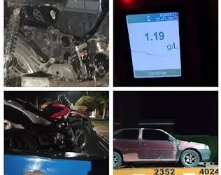 Vehículos retenidos en operativos de control de tránsito en Chacabuco