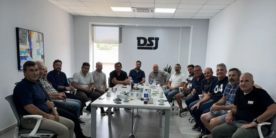 CAPYNOBA y empresarios del Parque Industrial de Junín se reunieron con autoridades de EDEN