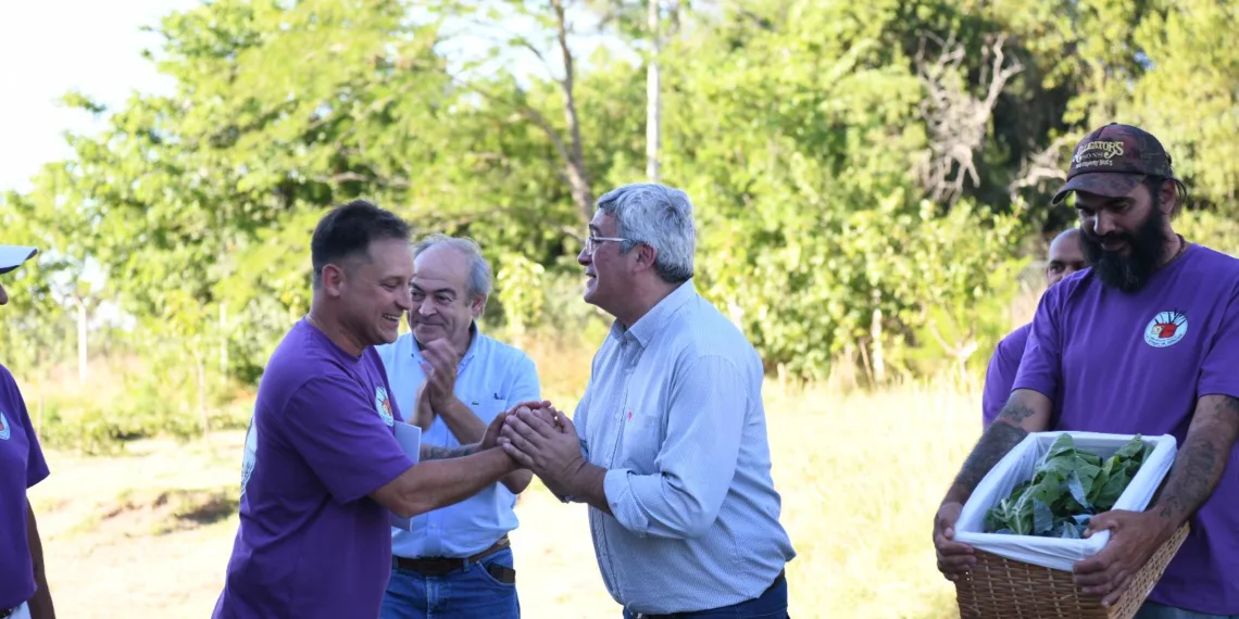 Rodríguez recorrió establecimientos y dialogó con productores en Tapalqué
