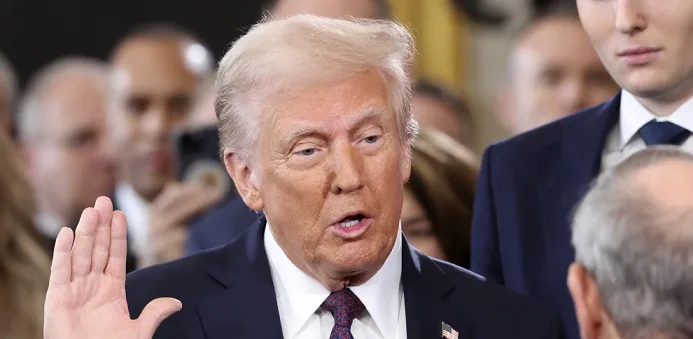 Donald Trump asumió la presidencia de Estados Unidos