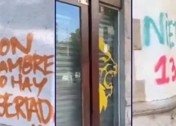 Vandalizaron la sede de LLA de Mar del Plata a días de la llegada de Karina Milei y Martín Menem