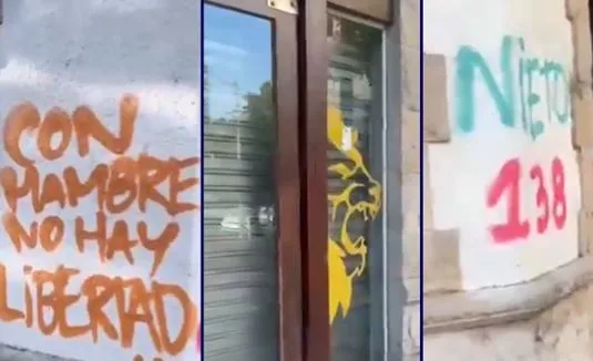 Vandalizaron la sede de LLA de Mar del Plata a días de la llegada de Karina Milei y Martín Menem