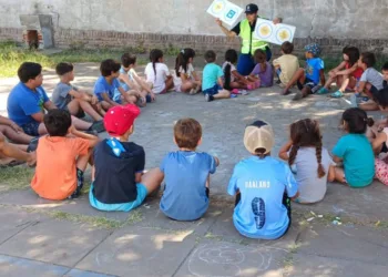 El Programa Voy Seguro recorre las distintas sedes de las Escuelas Abiertas en Verano