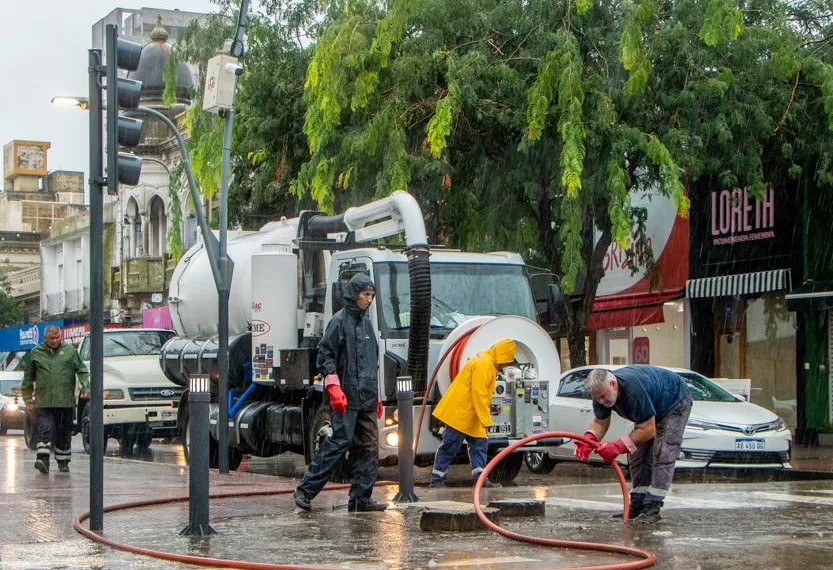 Las lluvias trajeron alivio y no generó mayores inconvenientes en la ciudad