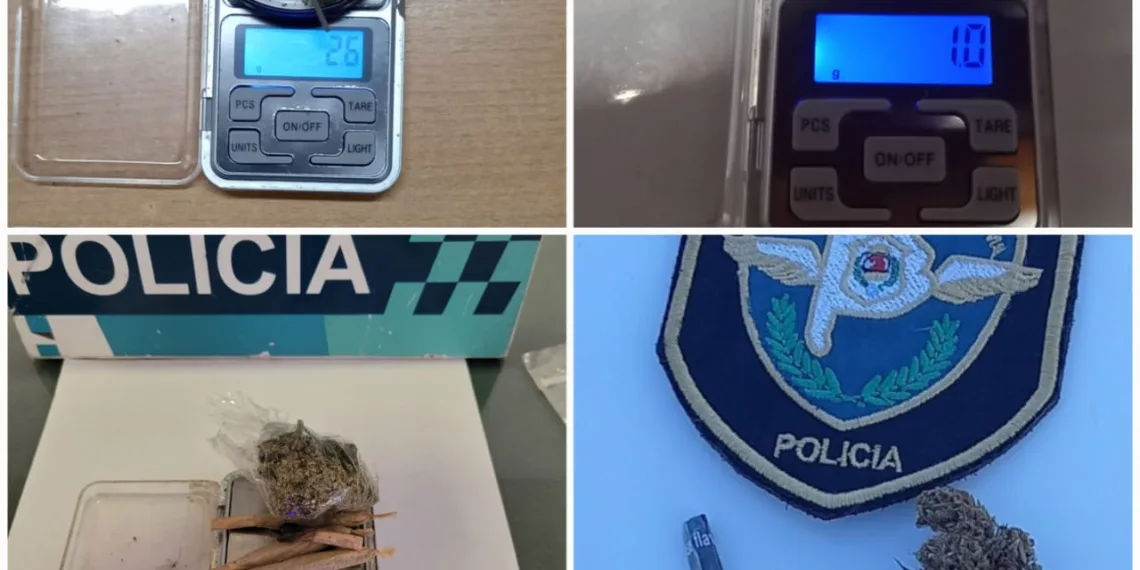Una persona detenida, secuestro de auto, marihuana y 11 infracciones de tránsito