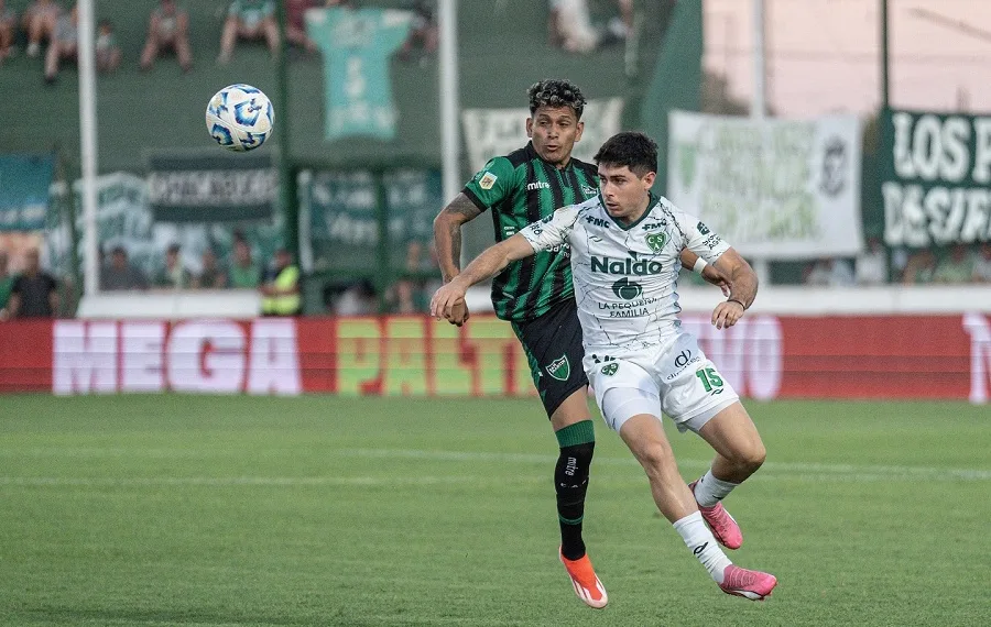 Sarmiento cosechó otro empate con gusto a poco: 1-1 con San Martín (SJ) en Junín