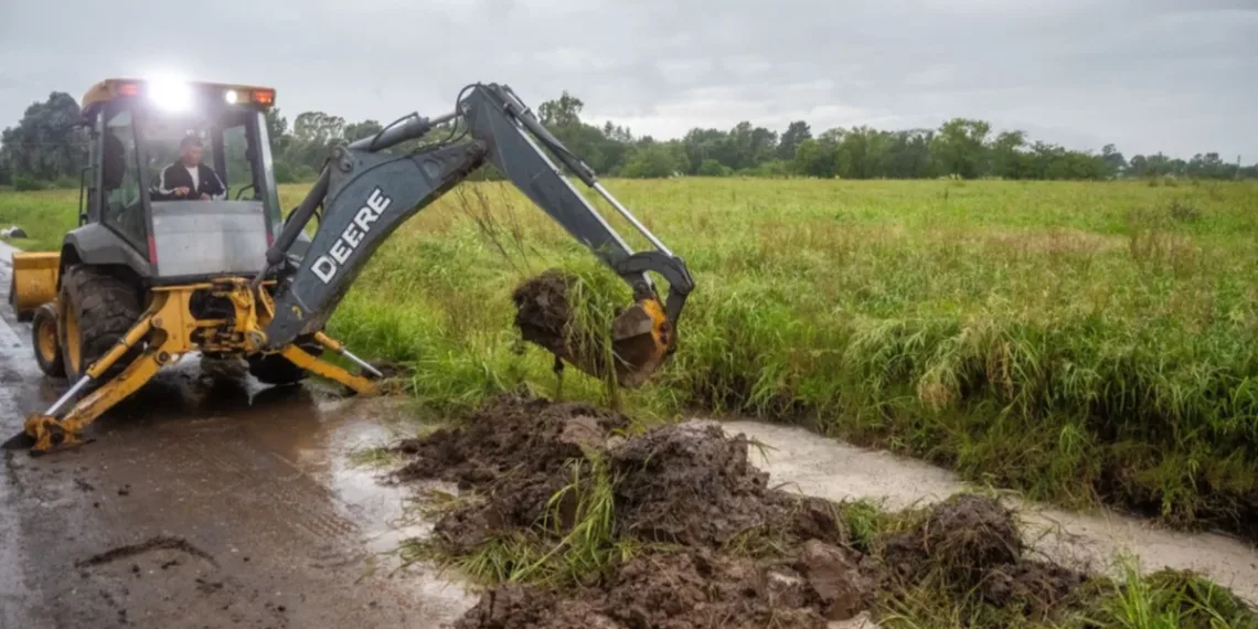 La lluvia cayó con fuerza sobre Junín y generó complicaciones