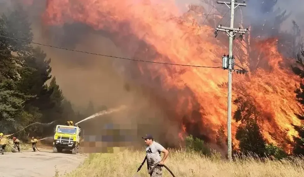 «La situación es desgarradora”, dijo el presidente del comité de Bomberos de El Bolsón
