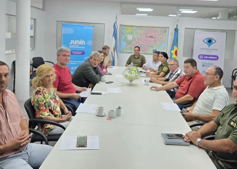 La Mesa de Prevención de delitos rurales se reunió para seguir delineando nuevas estrategias
