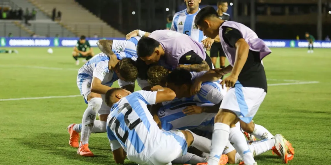 La Selección argentina Sub 20 se clasificó al Hexagonal Final del Sudamericano