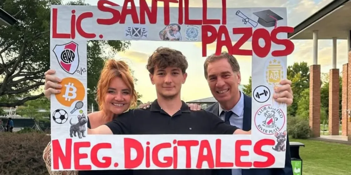 Teo, hijo de Nancy Pazos y Diego Santilli, invirtió en $LIBRA y perdió plata
