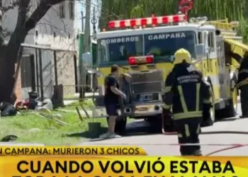 Tragedia en Campana: se incendió una vivienda y murieron cuatro hermanitos