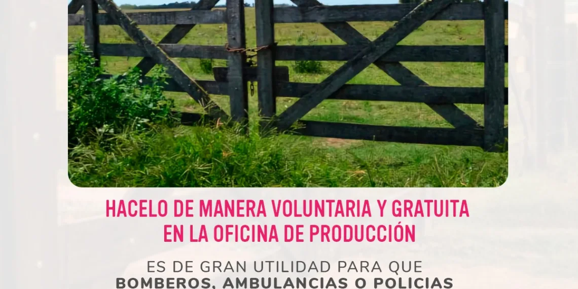 Nueve de Julio: instan a productores a declarar sus tranqueras