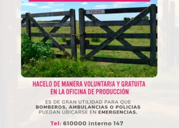 Nueve de Julio: instan a productores a declarar sus tranqueras