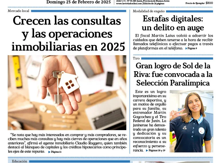 Domingo 23 de febrero de 2025