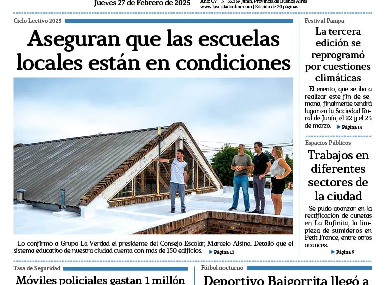 Jueves 27 de febrero de 2025