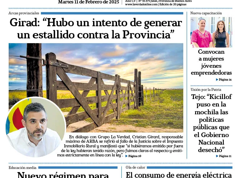 Martes 11 de febrero de 2025