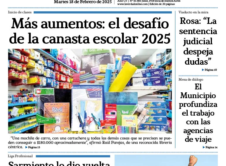 Martes 18 de febrero de 2025
