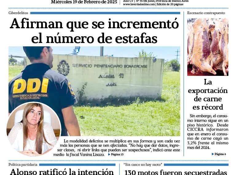 Miércoles 19 de febrero de 2025