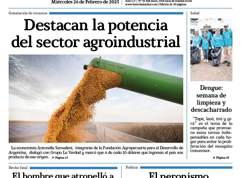 Miércoles 26 de febrero de 2025