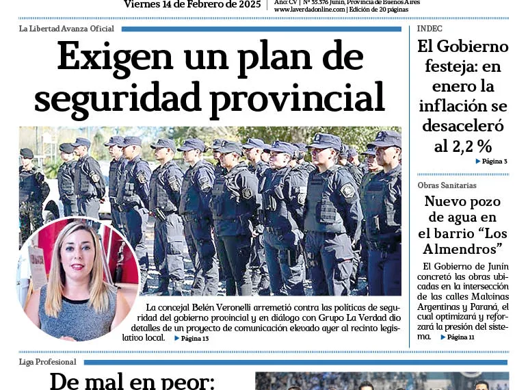 Viernes 14 de febrero de 2025