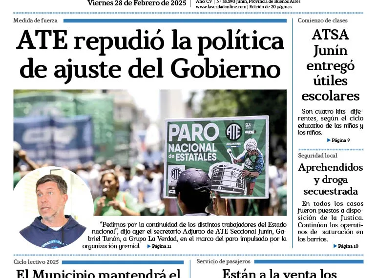 Viernes 28 de febrero de 2025