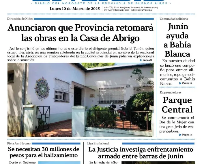 Lunes 10 de marzo de 2025