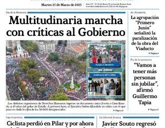 Martes 25 de marzo de 2025