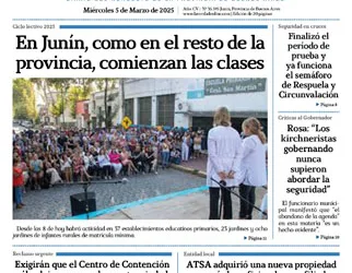 Miércoles 5 de marzo de 2025