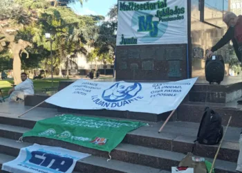 En Junín, los jubilados también se manifestaron en contra del Gobierno