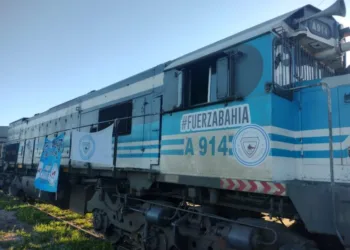 Llegó el Tren Solidario a Bahía Blanca con 1.200 toneladas de donaciones