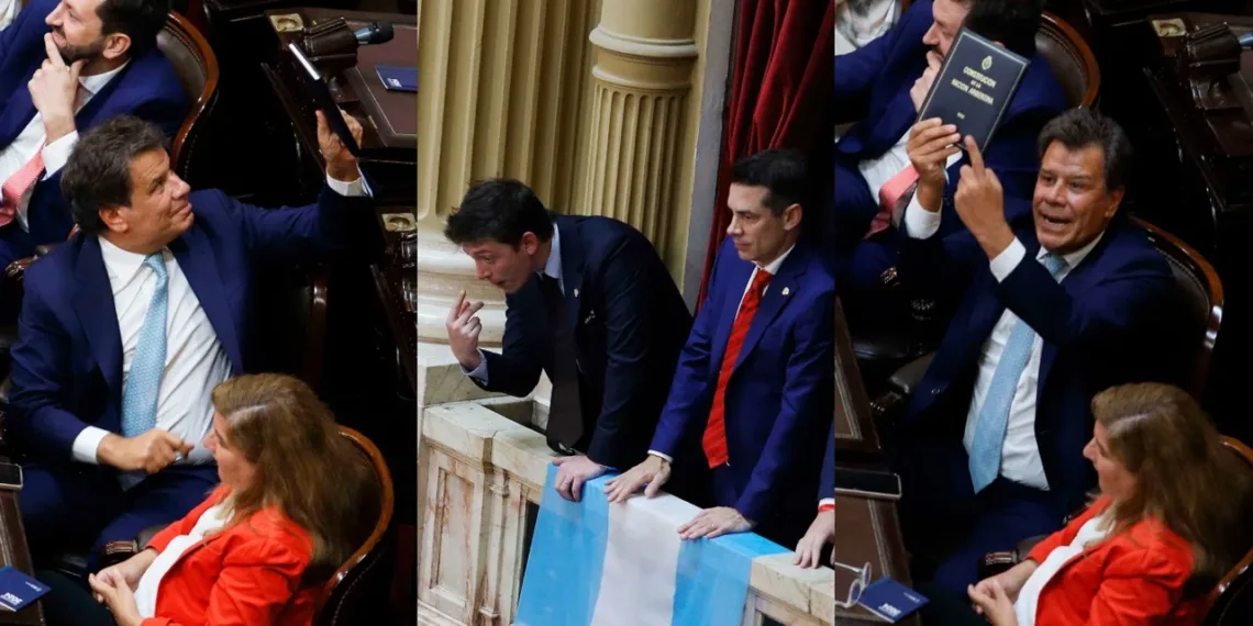 Manes presentó la denuncia contra Santiago Caputo: «Me dieron ‘dos cortitos’ en la zona renal»