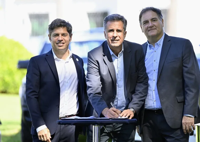 Martínez firmó junto a Kicillof la  adhesión al nuevo Fondo de Seguridad