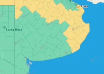 Alerta amarilla por tormentas para la provincia de Buenos Aires