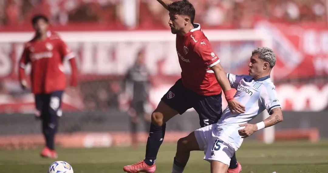 Independiente y Racing igualaron en el clásico de Avellaneda en un partido caliente