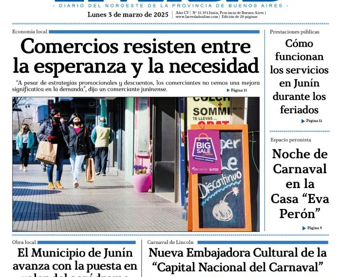 Lunes 3 de marzo de 2025
