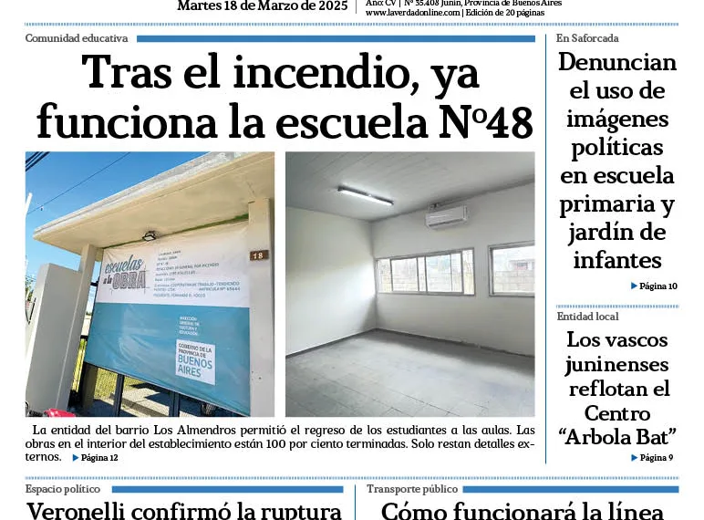 Martes 18 de marzo de 2025