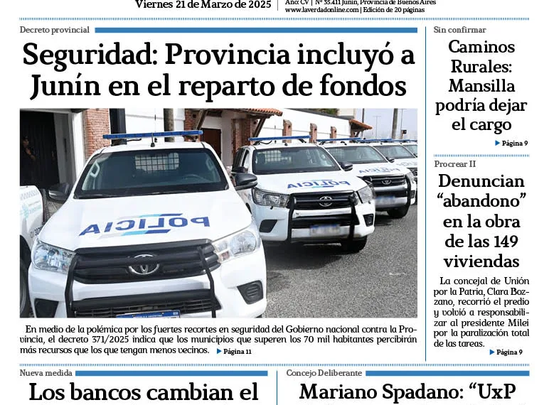 Viernes 21 de marzo de 2025