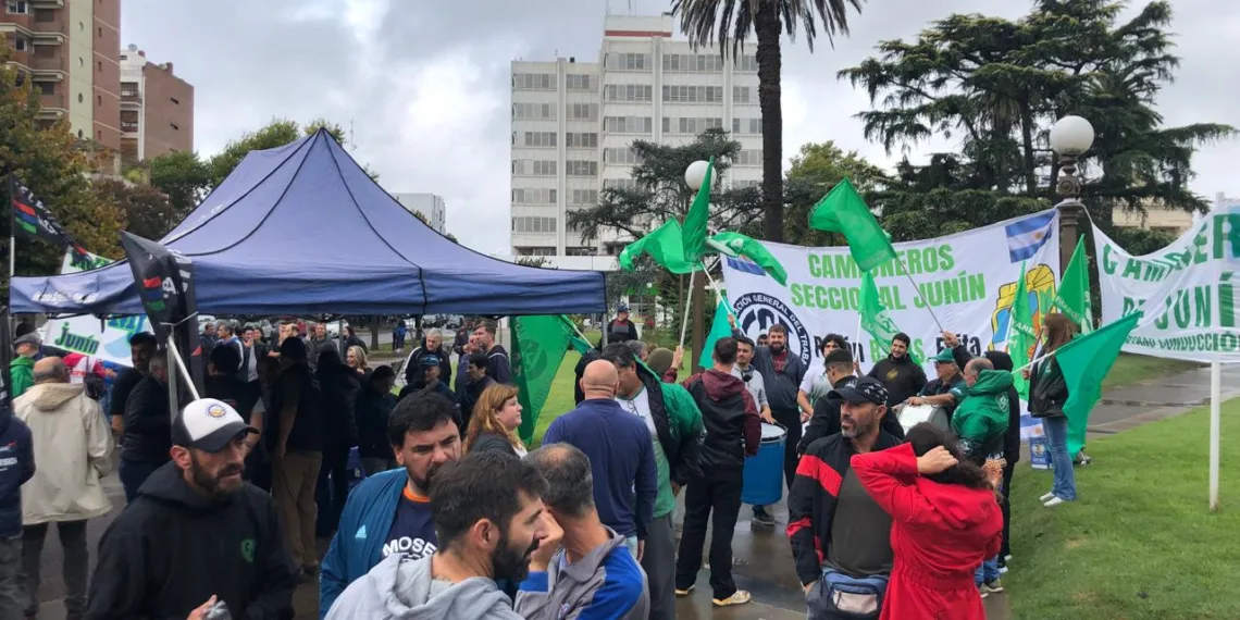 Dirigentes locales marcaron el “alto grado” de acatamiento al paro en Junín