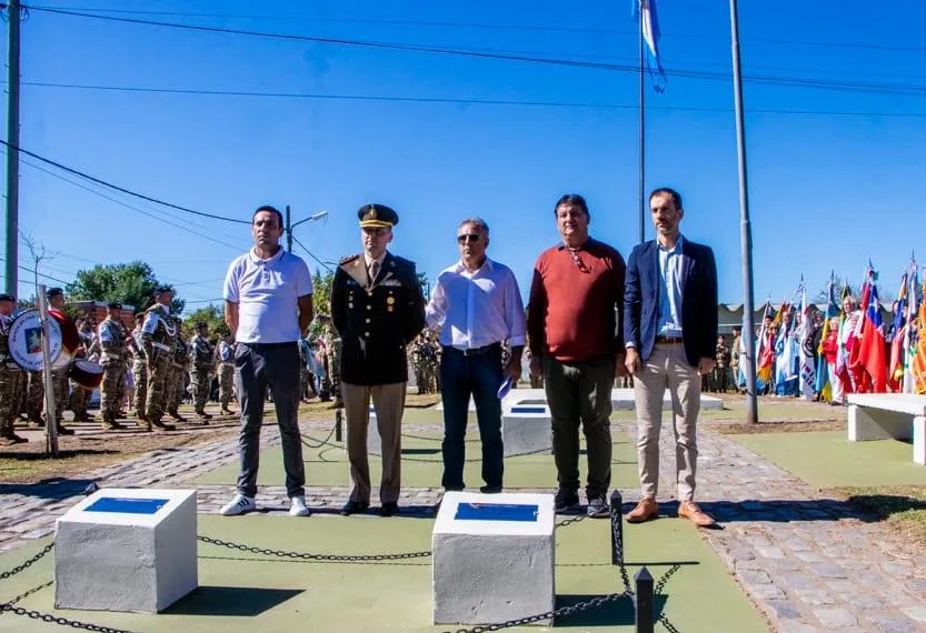 Junín le rindió honores a los juninenses de Malvinas: Jurío, Seitún, Gurrieri y Soriano