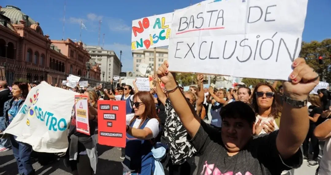 Discapacidad en emergencia: nueva marcha en contra del recorte del Gobierno