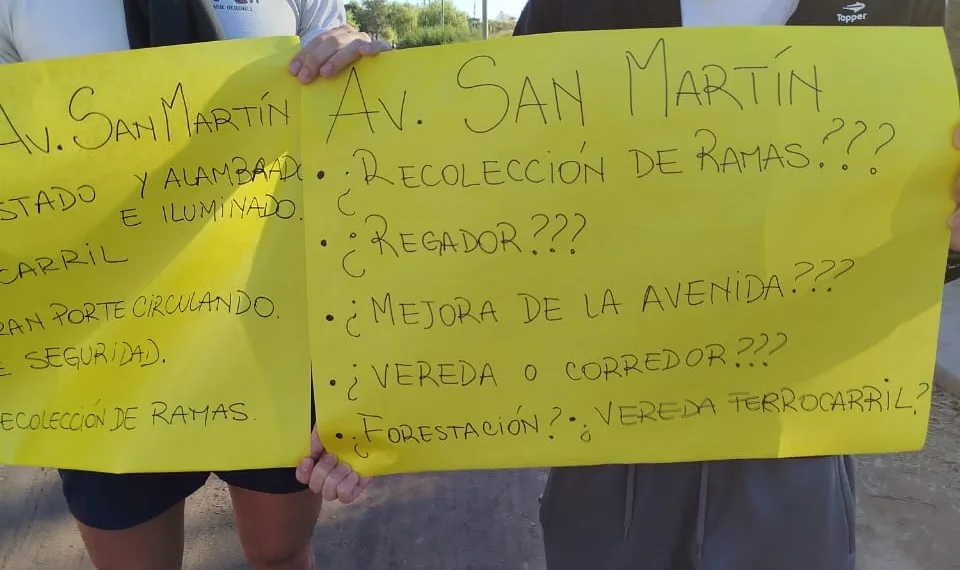 Falta de respuesta del municipio: reclamos de los vecinos de Emilio Mitre
