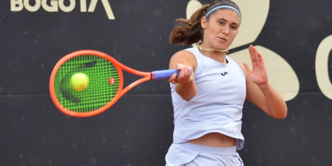La argentina Julia Riera pisó fuerte en Bogotá y avanzó a semifinales del WTA 250