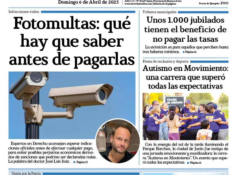Domingo 6 de abril de 2025