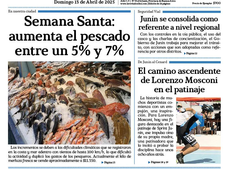 Domingo 13 de abril de 2025