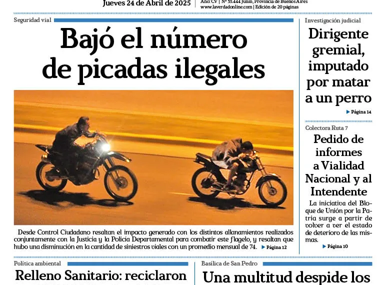 Jueves 24 de abril de 2025