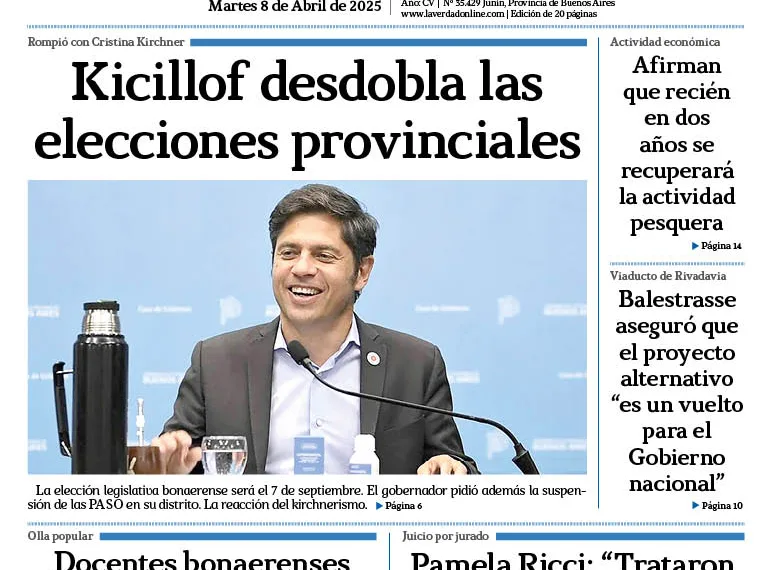 Martes 8 de abril de 2025