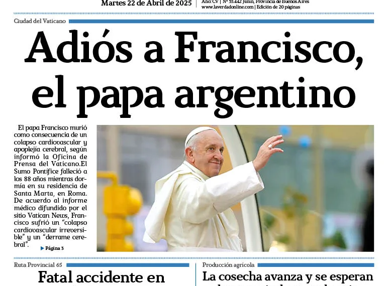Martes 22 de abril de 2025